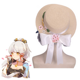 Genshin Impact Kamisato Ayaka Cosplay Hat Cap Costume Accessories Halloween Carnival Suit Prop